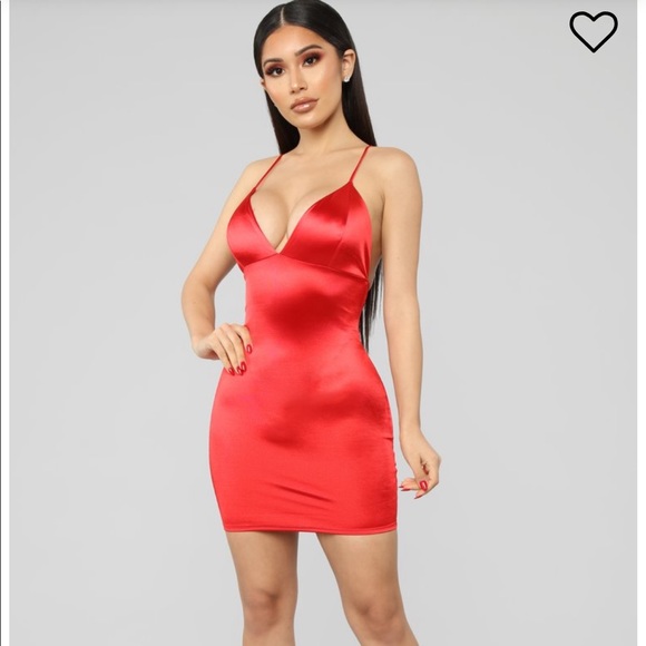 Fashion Nova | Dresses | Fashion Nova Red Dress | Poshmark